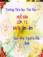 học vần ăm - âm