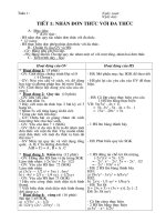 Đại số 8 theo chuẩn kiến thức kĩ năng