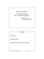 Lập trình C trên win - DLL