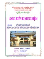 Tổ chức các chuyên đề trong nhà trường (B Tình)