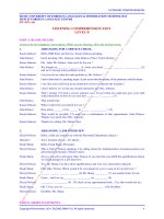 Listening B - 18. BT–NOV–06