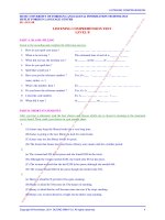 Listening B - 30. SG–JAN–08