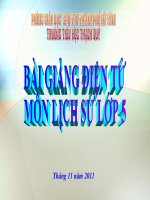 LỊCH SU LOP 5 TUAN 13