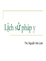 bộ môn y pháp đại cương