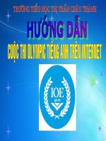 Hướng dẫn giải Anh Văn trên Internet
