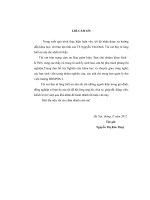 ảnh hưởng của phun chế phẩm kích thích đậu quả pisomix y95 lên lá đến một số chỉ tiêu sinh lí, năng suất và phẩm chất lạc