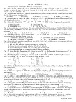 Đề thi thử đại học số 5