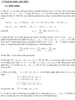 Bài tập Vành đa thức