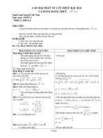 Giáo án buổi chiều toán 9