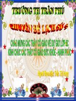 CHIẾN THẮNG LỊCH SỬ ĐIỆN BIÊN PHỦ- BÀI CHUYÊN ĐỀ CỤM