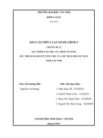 BÁO CÁO QUY TRÌNH LÀM VIỆC CỦA UBND CẤP TỈNH. QUY TRÌNH GIẢI QUYẾT CÔNG VIỆC CỦA CHỦ TỊCH, PHÓ CHỦ TỊCH  UBND CẤP TỈNH