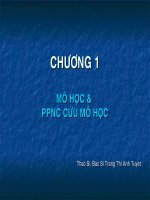 Mô học và phương pháp nghiên cứu mô học