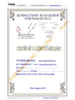 Tài liệu luyện thi ĐH môn Vật Lý phần lượng tử ánh sáng
