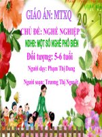 MTXQ- MỘT SỐ NGHỀ