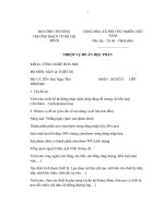 Tính toán, thiết kế hệ thống tháp mâm chóp dùng để chưng cất hỗn hợp cloroform cacbontetraclorua