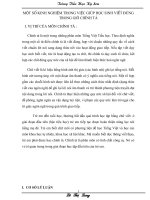 MỘT số KINH NGHIỆM TRONG VIỆC GIÚP học SINH VIẾT ĐÚNG TRONG GIỜ CHÍNH tả