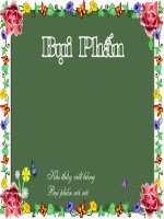 Mừng 20/11 (Bụi phấn)