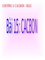 Bài 15: Cacbon