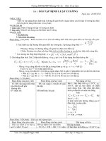 giáo án tự chọn nâng cao vật lí 11