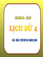 Nhà Lý dời đô ra Thăng Long