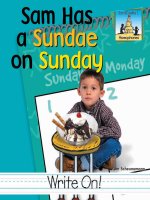 sam has a sundae on sunday