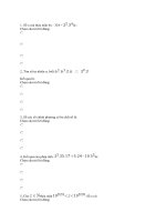 Ôn tập toán 6 (Trắc nghiệm)