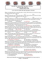 Tài liệu ôn thi đại học môn hóa năm 2012 (Matdanh_LHVH_CCHM)