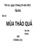 HÀNH TRÌNH CỦA BẦY ÔNG