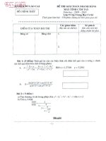 Đề thi cấp tình Lào Cai 2010