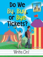 do we by, buy, or bye tickets