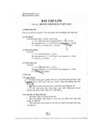 bài tập lớn môn phần tử hữu hạn