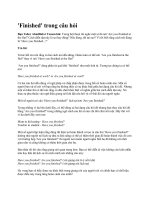 Are you finished? / Have you finished?