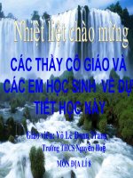 ĐỊA LÝ 8: ĐIỀU KIỆN TỰ NHIÊN KHU VỰC NAM Á