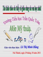 bài 10: vẽ họa tiết đối xứng