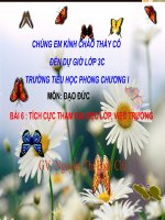 Tich cực tham gia việc lớp việc trường