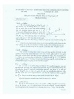 ĐỀ HSG LÝ 2011-2012 TỈNH PHÚ THỌ