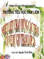 tap đọc lớp 2: bà cháu