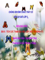 Bài6.Đạo đức : Tích cực tham gia việc lớp , việc trường