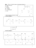 Bài tập lớn Phần tử hữu hạn