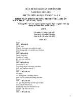 Giáo án Ngữ văn 8  chuẩn cả năm 2011-2012