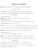 Đ.A ĐỀ THI ĐẠI HỌC 2012(đề 3)