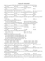 Trắc nghiệm HALOGEN-OXI