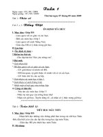 Giao an Lop 1 chuan ( Tu tuan 1-10 )