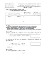 Đề thi cấp tình Lào Cai 2011