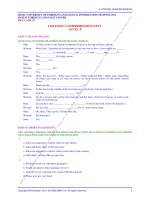 Listening B - 23. BRVT–APR–07