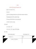 Ôn luyện Toán 4 - Tuần 6