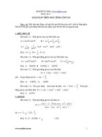 Giải toán trên máy tính cầm tay dành cho học sinh THPT