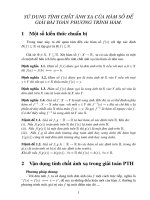 Sử dụng tính chất ánh xạ của hàm số để giải các phương trình hàm số