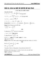 Kinh nghiệm giải toán trên CASIO phần II nâng cao một số chuyên đề giải toán