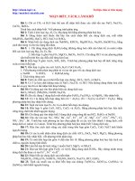 100 cau Trac nghiem nhan biet